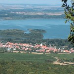 Widok na Dolní Věstonice i Zbiorniki Nowomlyńskie